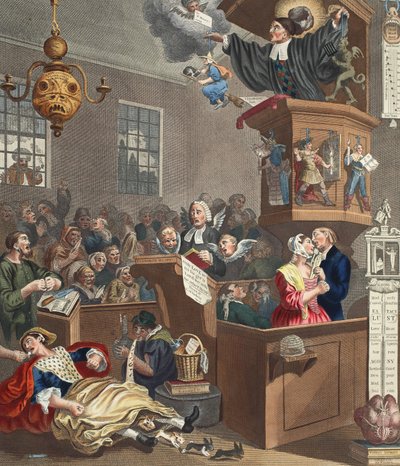 Leichtgläubigkeit, Aberglaube und Fanatismus, Illustration aus 